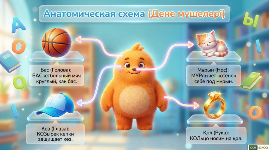 Помогатор по казахскому языку — разворот 1