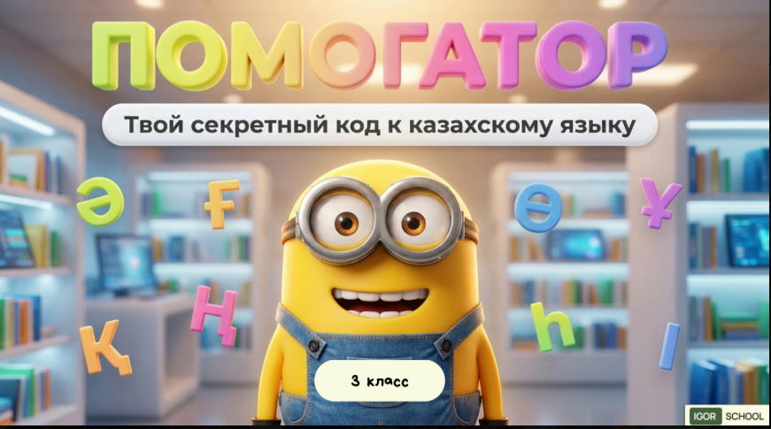 Помогатор по казахскому языку — разворот 5
