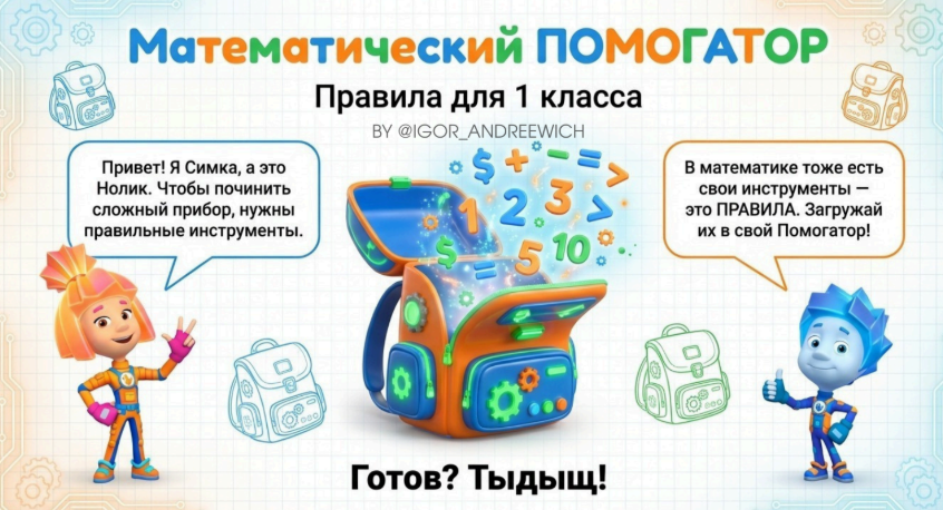 Помогатор по математике — разворот 2