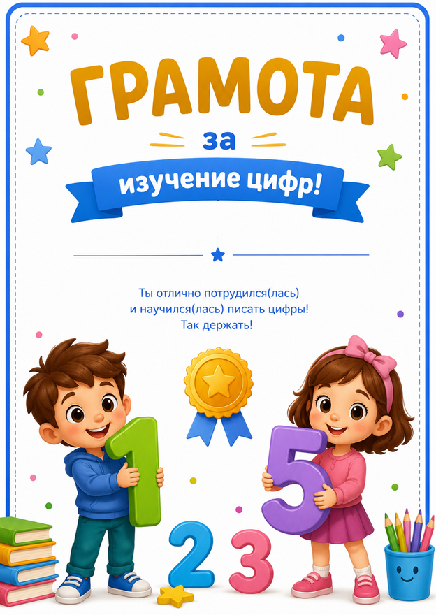 Пропись по математике — разворот 2