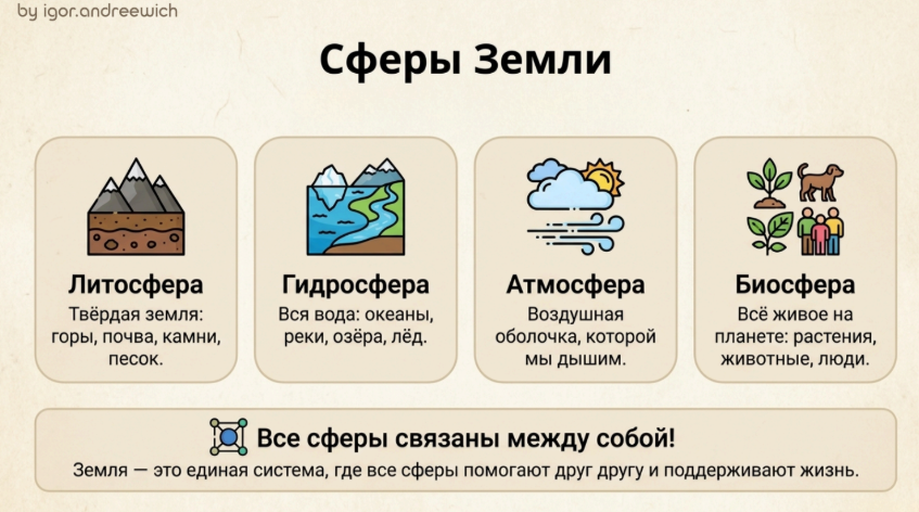 Помогатор по окружающему миру — разворот 5