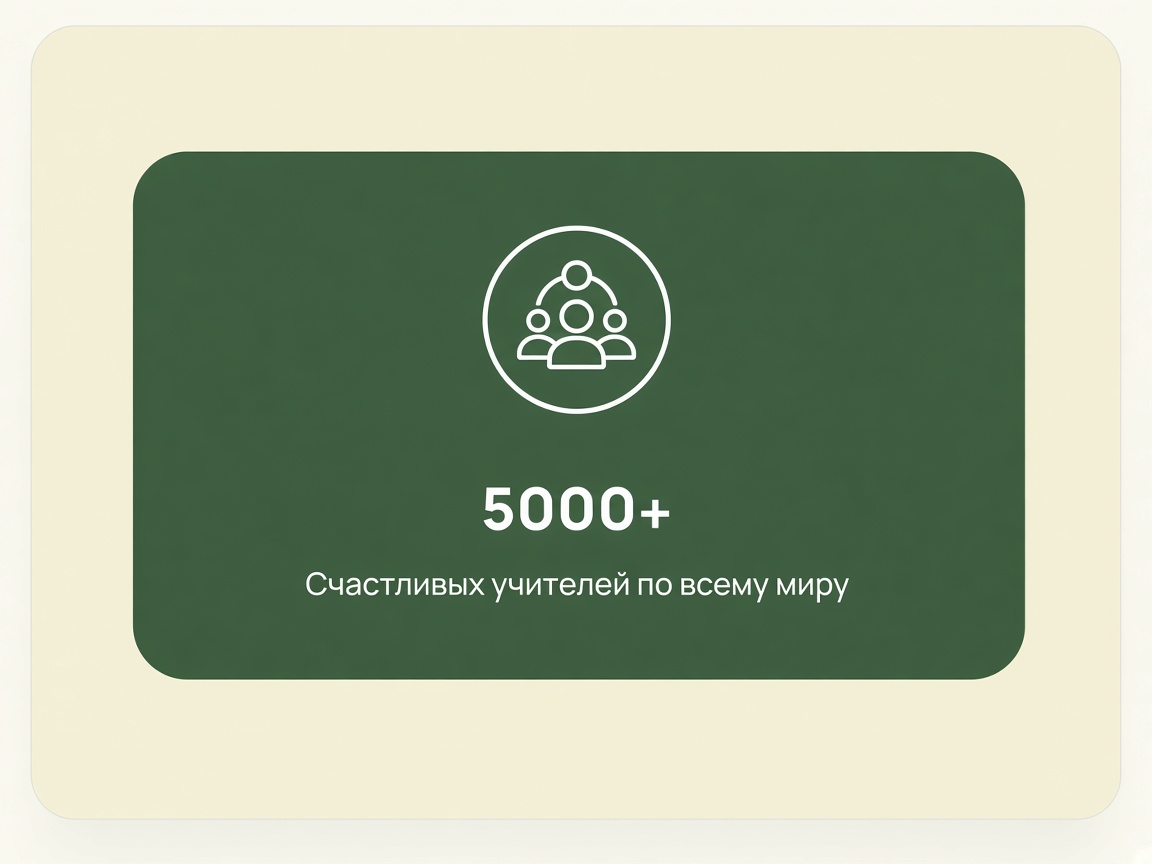 5000+ счастливых учителей по всему миру