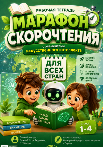 Рабочая тетрадь по скорочтению — пример