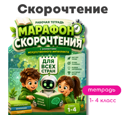 Рабочая тетрадь по скорочтению 1-4 классы