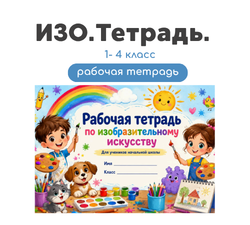 ИЗО тетрадь: 23 страницы