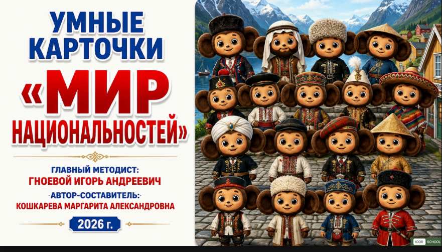 Умные карточки «Мир национальностей» — пример