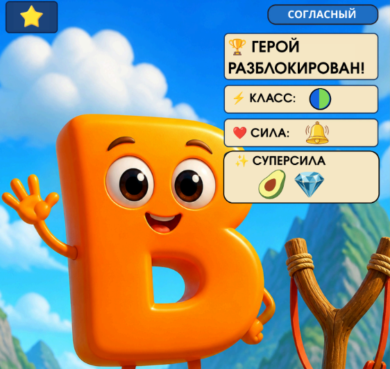 Пропись + карточки с алфавитом — разворот 8